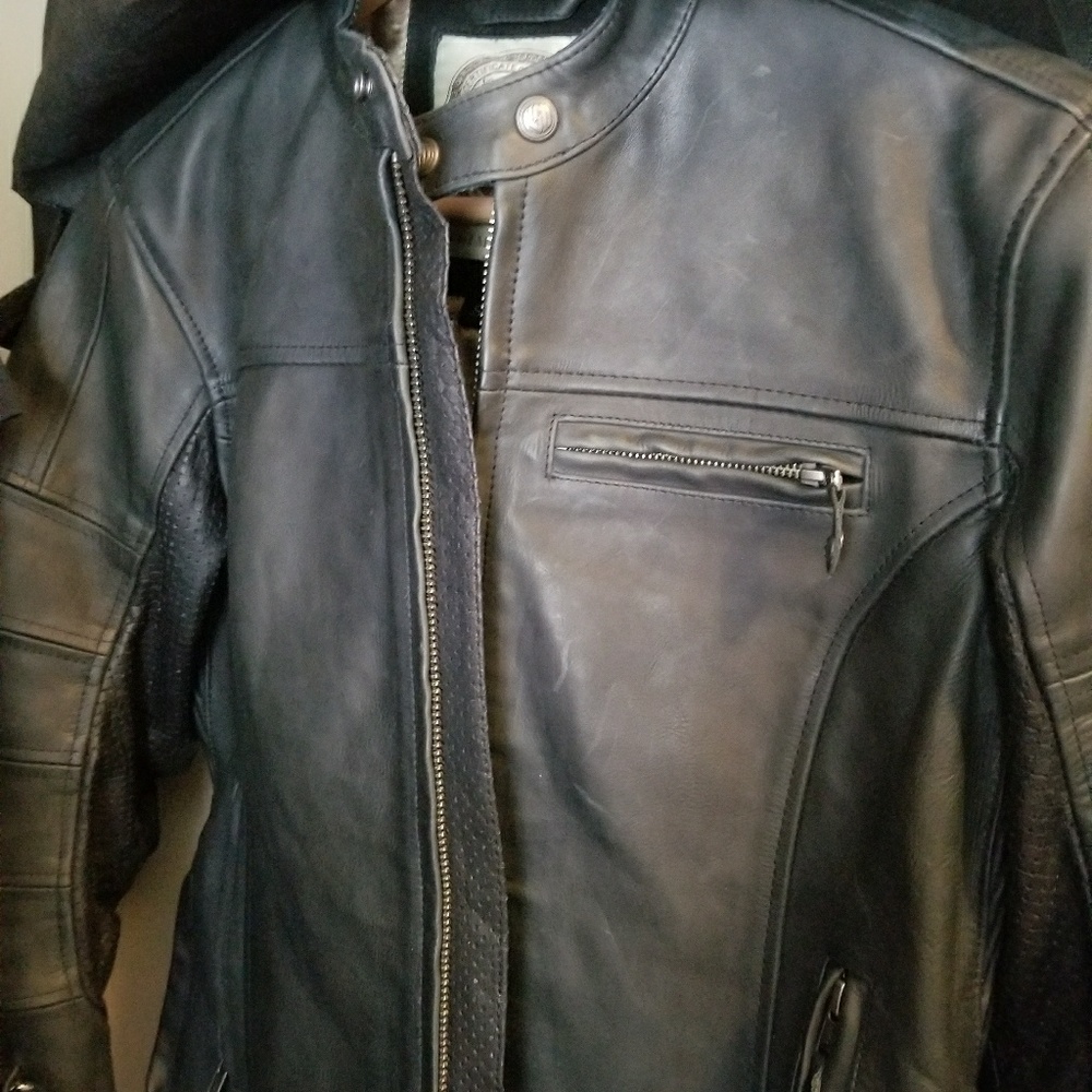 Learher riding jacket